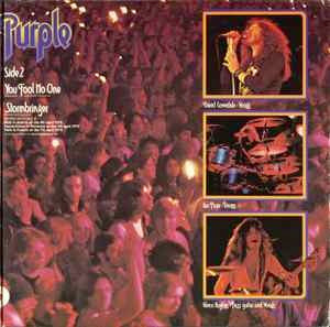 Image of Back Cover of 1624324E: LP - DEEP PURPLE, Made In Europe (Purple; TPSA 7517, UK 1976, Gatefold)   VG/VG