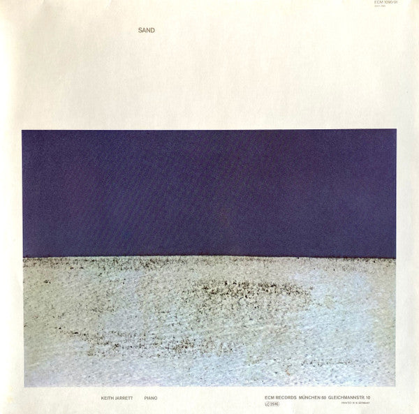 Image of Back Cover of 2xLP - VG+/VG+ - KEITH JARRETT, Staircase (ECM; ECM 1090/91, Germany 1977, Gatefold), ,  - 2126057E