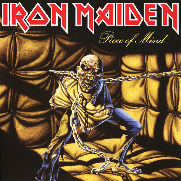 Image of Front Cover of LP - EX/VG+ - IRON MAIDEN, Piece Of Mind (Parlophone; 2564624882, Europe 2014 Reissue, Gatefold, 180 Gram Vinyl), ,  - 0816042C