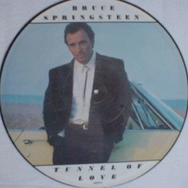 Image of Front Cover of LP - /VG - BRUCE SPRINGSTEEN, Tunnel Of Love (CBS; 4602700, UK 1987, Clear Plastic Sleeve, Picture Disc), Hairlines,  - 2546261S