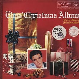 Image of Front Cover of LP - VG+/VG+ - ELVIS PRESLEY, Elvis' Christmas Album (RCA Victor; PL85486, Germany 1985 Reissue, Gatefold, Stapled In Booklet, Stickered Sleeve, Green Vinyl. Mono.), ,  - 3926136E
