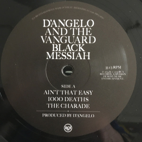 Image of Label Cover of 2xLP - NEW/NEW - D'ANGELO AND THE VANGUARD, Black Messiah (Sony; 88875056551, UK 2015, Gatefold, Black Inners & Booklet), ,  - 1056173S