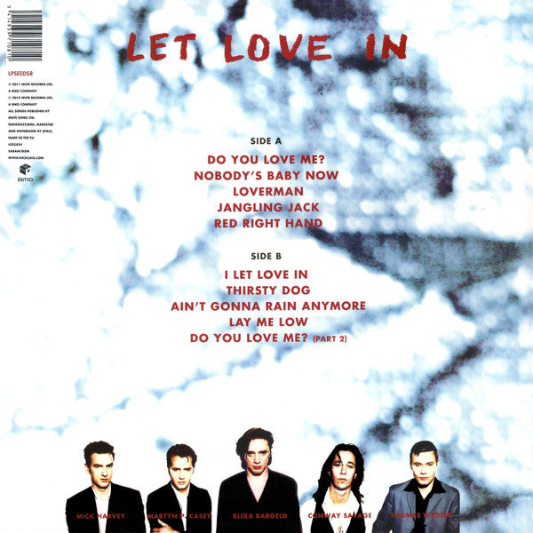 Image of Back Cover of 2214535C: LP - NICK CAVE AND THE BAD SEEDS, Let Love In (Mute; LPSEEDS8, UK 2015 Reissue, Inner)   NEW/NEW