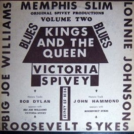 Image of Front Cover of 2214423C: LP - VARIOUS, Kings And The Queen (Volume Two) (Spivey; LP-1014, US 1970, Folkways style sleeve, Insert) Record has superficial storage marks. Sleeve worn and scuffed  VG/VG+