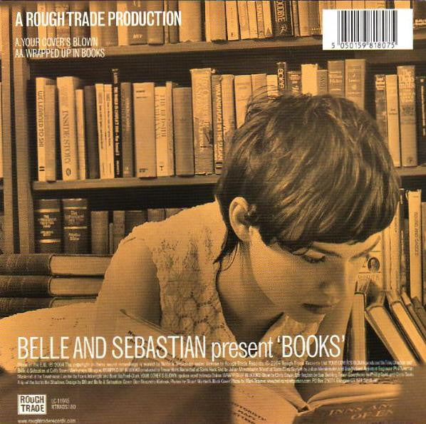 Image of Back Cover of 4624055E: 7" - BELLE AND SEBASTIAN, Books (Rough Trade; RTRADS180, UK 2004, Picture Sleeve)   VG+/VG+