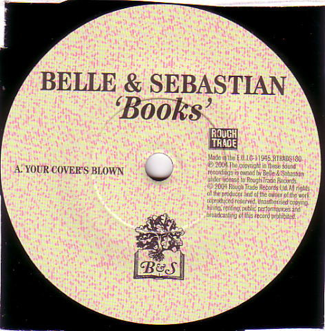 Image of Label Cover of 4624055E: 7" - BELLE AND SEBASTIAN, Books (Rough Trade; RTRADS180, UK 2004, Picture Sleeve)   VG+/VG+