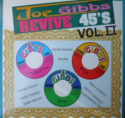 Image of Front Cover of LP - EX/VG - VARIOUS ARTISTS, Joe Gibbs Revive 45's Vol. 2 (Rocky One; RGLP 013, US 1991, Limited Edition / Stereo), Light scuffs, plays EX. Sleeve in shrink.,  - 2816227C