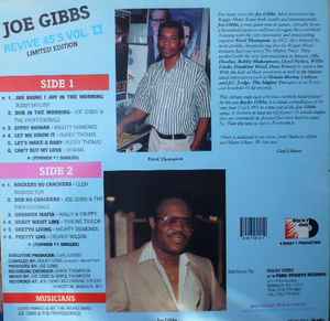 Image of Back Cover of LP - EX/VG - VARIOUS ARTISTS, Joe Gibbs Revive 45's Vol. 2 (Rocky One; RGLP 013, US 1991, Limited Edition / Stereo), Light scuffs, plays EX. Sleeve in shrink.,  - 2816227C