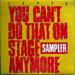 Image of Front Cover of 2xLP - VG/VG - FRANK ZAPPA, You Can't Do That On Stage Anymore Sampler (Zappa; ZAPPA7, UK 1988, Gatefold), Hairlines, edge & ring wear,  - 3646129S