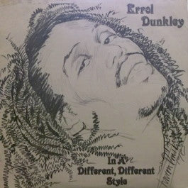 Image of Front Cover of 3544099S: LP - ERROL DUNKLEY, In A Different, Different Style (Easystreet; , UK 1984) With Original Poster  VG/VG+