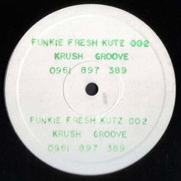 Image of Front Cover of 4644109S: 12" - KRUSH GROOVE PRODUCTIONS, Paradise (Funkie Fresh Kutz; FFK 002, UK 1998, Stamped White Label) Light marks only.   /VG