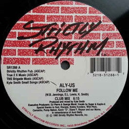 Image of Front Cover of 12" - /VG+ - ALY-US, Follow Me (Strictly Rhythm; SR1288, US 1992, Plain Sleeve), ,  - 2746050S