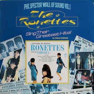 Image of Front Cover of LP - VG/VG - THE RONETTES, Sing Their Greatest Hits (Phil Spector International; 2307 003, UK 1975 Reissue, Laminated Sleeve, Stereo), ,  - 1826070E