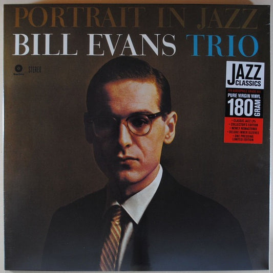 Image of Front Cover of LP - NEW/NEW - BILL EVANS TRIO, Portrait In Jazz (WaxTime; 771687, Europe 2010 Reissue), ,  - 2416245C