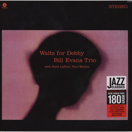 Image of Front Cover of LP - NEW/NEW - BILL EVANS TRIO, Waltz For Debby (Wax Time; LP771728, Europe 2012 Reissue, 180 Gram Vinyl), ,  - 1316488C