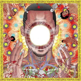 Image of Front Cover of 4224506E: 2xLP - FLYING LOTUS, You're Dead! (Warp Records; WARPLP256, UK, Europe & US 2014, Glossy Gatefold w Foil Detail, 2 Inners)   VG+/VG+