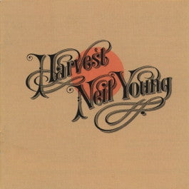 Image of Front Cover of LP - VG/VG+ - NEIL YOUNG, Harvest (Reprise Tan, No WB Logo; K54005, UK 1972, Textured Gatefold Sleeve, Insert, No Inner, "Made In UK" Under Side One / Side Two On Label), Light hairlines. Discolouration, edge wear, spine tearing.,  - 2346319S