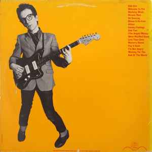 Image of Back Cover of LP - VG+/VG - ELVIS COSTELLO, My Aim Is True (Stiff; SEEZ3, UK 1977, Orange Back Cover), ,  - 2426228E