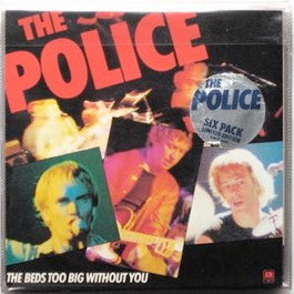 Image of Front Cover of 0155035S: 6x7" - THE POLICE, Six Pack (A&M; AMPP 6001, UK 1980, Foldout Plastic Wallet With Individual Picture Sleeves, 6 Inners, Blue Translucent Vinyl)   VG/VG