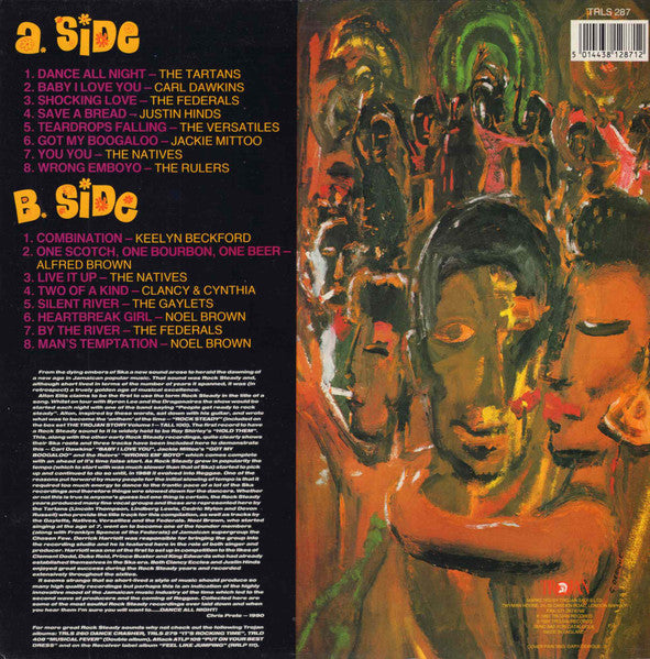 Image of Back Cover of 4944257S: LP - VAR, Dance All Night (Trojan; TRLS287, UK 1991)   VG/VG