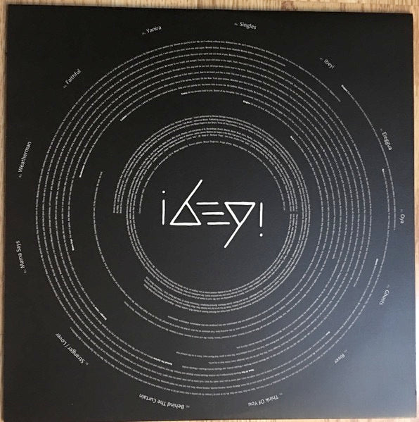 Image of Back Cover of LP - VG/G+ - IBEYI, Ibeyi (XL Recordings; XLLP665, UK 2015, Middle cut sleeve, Inner), Light marks only, Daughters of the Buena Vista Social Club percussion legend Anga Diaz - Twins Lisa-Kainde and Naomi Diaz - trading as Ibeyi - unite Afro-Cuban instruments and forms with 21st production to sparkling, compelling effect. - 4116251C