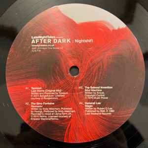 Image of Label Cover of 1624063E: 2xLP - VARIOUS, After Dark Nightshift (LateNightTales; ALNLP36, UK 2014, Black Inners) Opened Instore, Still In Shrinkwrap  VG+/EX