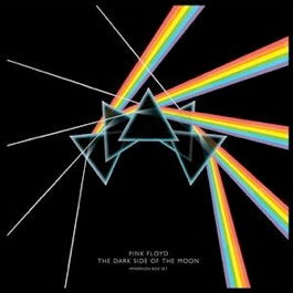 Image of Front Cover of 3734018E: 6xCD - PINK FLOYD, The Dark Side Of The Moon - Immersion Box Set (EMI; 5099902943121, UK 2011, Box Set, 2 Booklets, 4 Art Cards, Replica Ticket Stub, Art Print & Replica Letter, Replica Backstage Pass, 3 CDs, 2 DVDs, Blu-Ray. Scarf, 3 Marbles, 9 Coasters, 2 Booklets, additional memorabilia. Questions for assorted lunatics.)   VG+/EX