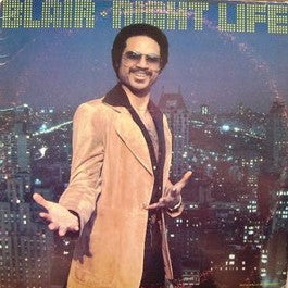 Image of Front Cover of LP - G+/G+ - BLAIR, Nightlife  (Solar Sound ; PPI-SS-001, US 1978, Pasteback Sleeve), Sleeve has edge and ring wear and a three inch top seam split. Pen marks on reverse. Disc has quite a few light marks but plays well! WOL. ,  - 1516167C