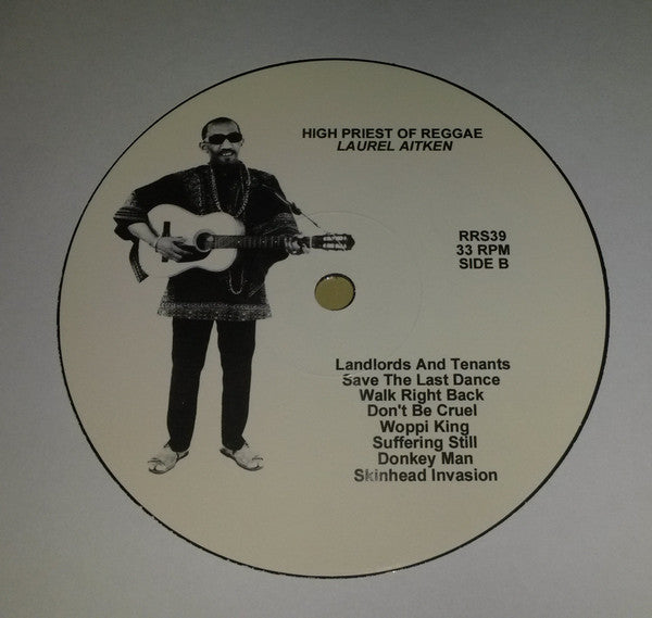 Image of Label Cover of LP - EX/VG+ - LAUREL AITKEN, High Priest Of Reggae (Radiation Reissues; RRS39, UK 2014 Reissue), ,  - 2816081C