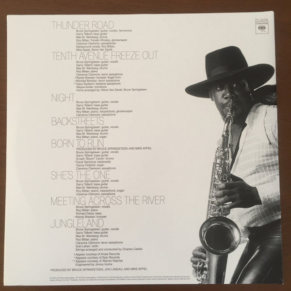 Image of Back Cover of LP - NEW/NEW - BRUCE SPRINGSTEEN, Born To Run (Columbia; 88875014241, Europe 2014 Reissue, Gatefold, 180 Gram Vinyl), ,  - 2156176S