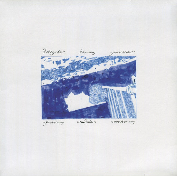 Image of Front Cover of LP - VG+/VG+ - SMALL CRUEL PARTY, Unroof the House of Fishes (Harbinger Sound; harbinger114, UK 2014 Reissue, Picture Sleeve, Inner), , "This piece was originally released as a G.R.O.S.S. cassette in Kyoto in 1993.""Parts of this recording were created with the generous and enthusiastic participation of Mike Edwards..."The LP is housed in a printed inner sleeve, along with a full-color jacket, both featuring new artwork by the artist. - 2126005E