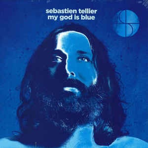 Image of Front Cover of 3514353C: LP - SEBASTIEN  TELLIER, My God Is Blue (Record Makers; REC83, UK 2012, Insert, Blue Vinyl) Shrink-wrap  VG+/VG+