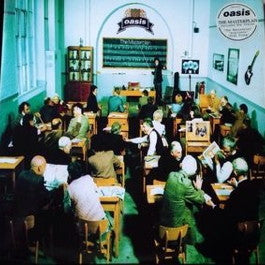 Image of Front Cover of 5114060C: 2xLP - OASIS, Masterplan (Creation; CRELP241, UK 1998, Gatefold, Inners) Light marks only on vinyl. Sleeve in nice condition with hype sticker.  VG+/VG