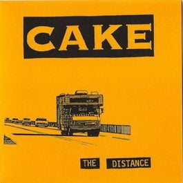 Image of Front Cover of 7" - VG+/VG+ - CAKE, The Distance (Capricorn Records; 574 220-7, UK 1997, Picture Sleeve), Old price sticker outline on sleeve.,  - 3016284C