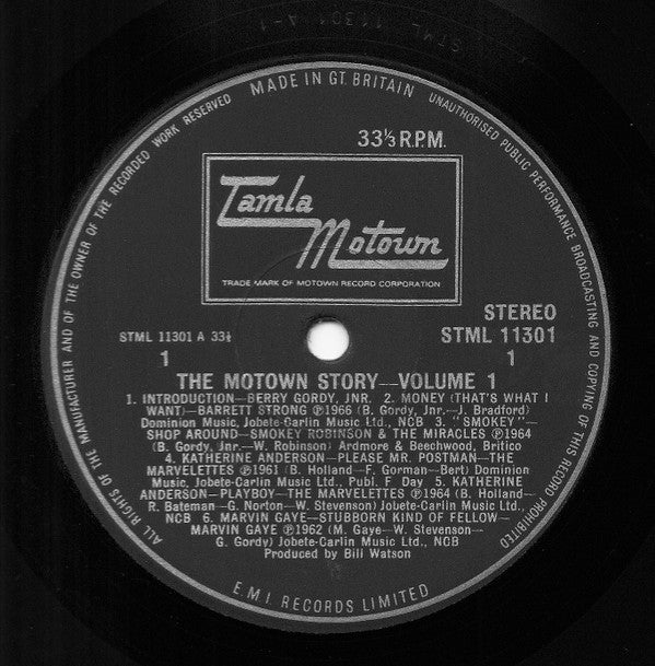 Image of Label Cover of 5xLP - VG/VG+ - VARIOUS, The Motown Story Second (Motown; TMSP 1130 / STML 11301, UK 1972, Box Set, Booklet + 5 inners, Second Limited Edition), Light wear to box with 2 sides torn.,  - 0446335S