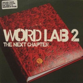 Image of Front Cover of 2xLP - VG/G+ - VARIOUS, Word Lab 2 The Next Chapter (Wordplay Records; WORDLP 027, UK 2001, Gatefold), Small sticker ghost on front of sleeve; some wear and creasing . Writing on labels,  - 3716342C