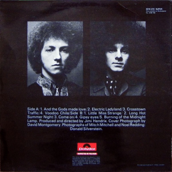 Image of Back Cover of LP - VG/VG - THE JIMI HENDRIX EXPERIENCE, Electric Ladyland Part 2 (Polydor; 2310272, UK 1970s Reissue, Laminated Sleeve, E.J. Day Sleeve), ,  - 3126279E