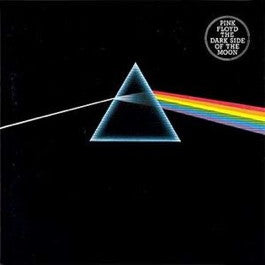 Image of Front Cover of LP - VG/VG - PINK FLOYD, The Dark Side Of The Moon (Harvest Black/Blue; SHVL 804, UK 1970s Reissue, Gatefold, No Posters, No Stickers, EMI On Label Rim, EMI Box. 5th Press.), ,  - 2726073E