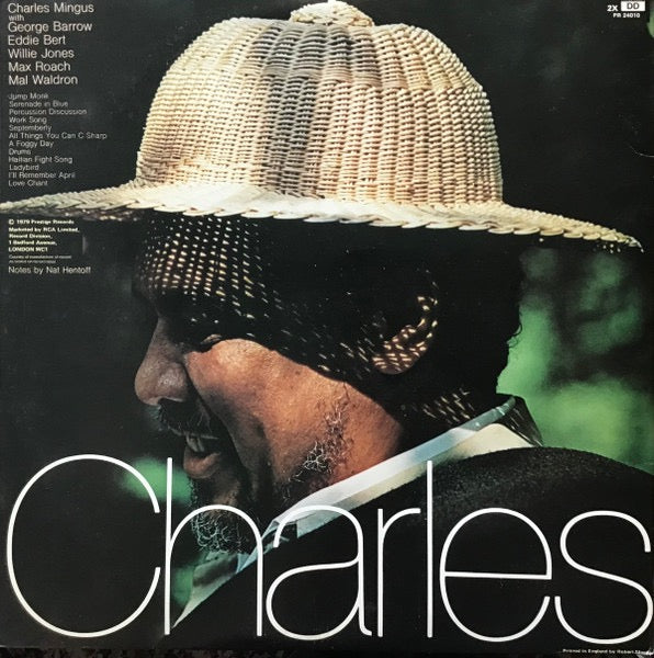Image of Back Cover of 2xLP - VG/VG - CHARLES MINGUS, Charles Mingus (Prestige; PR 24010, UK 1979, Gatefold), ,  - 3126287E