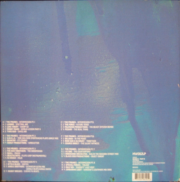 Image of Back Cover of 4xLP - EX/EX - VARIOUS, Headz 2B  (Mo Wax; MW062LP , UK 1996, Box Set, 4 Inners), ,  - 0626065E