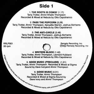 Image of Label Cover of 2xLP - VG/VG+ - THE ROOTS, Organix (Remedy Recordings ; RRLP001, US 1993), Edge Wear,  - 3346223S