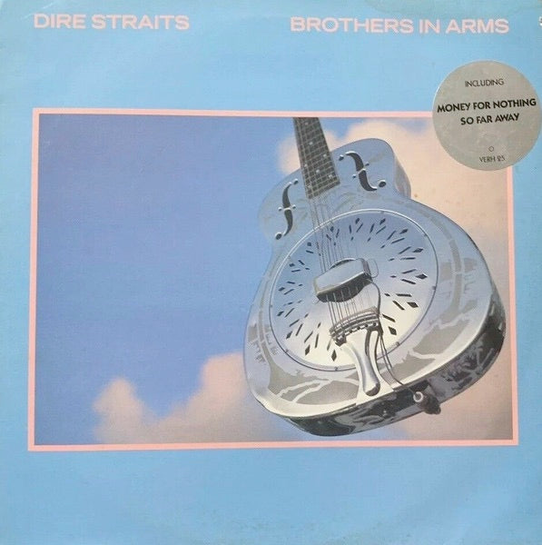 Image of Front Cover of 0145057S: LP - DIRE STRAITS, Brothers In Arms (Vertigo; VERH 25, UK 1985, Hype Stickered (Silver Naming Two Tracks) Sleeve, Inner) Very clean sleeve and inner. Light audible mark on disc, otherwise would be VG+.  VG+/VG