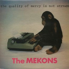 Image of Front Cover of 3115103C: LP - THE MEKONS, The Quality Of Mercy Is Not Strnen (Virgin; V2143, UK 1979, Inner) Nice copy, Just a few pinches to spine of sleeve  VG/VG+