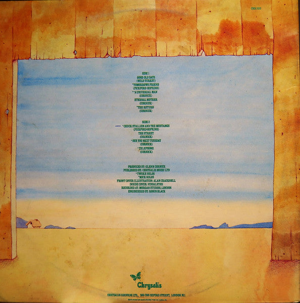 Image of Back Cover of 3915352C: LP - WILD TURKEY, Turkey (Chrysalis; CHR-1010, UK 1972, Gatefold) Strong VG  VG/VG