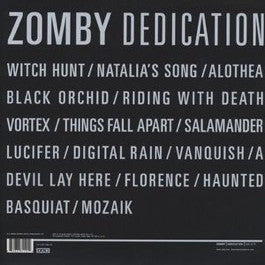 Image of Front Cover of 4714430C: 2xLP - ZOMBY, Dedication (4AD; CAD 3119, UK 2011, Debossed Sleeve, 2 Inners)   VG/VG+