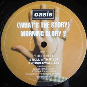 Image of Label Cover of 4614303C: 2xLP - OASIS, (What's The Story) Morning Glory? (Remastered) (Big Brother; RKIDLP73, UK 2014 Reissue, Triple Gatefold, 2 Inners)   VG/VG+