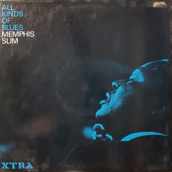 Image of Front Cover of LP - VG/G+ - MEMPHIS SLIM, All Kinds Of Blues (XTRA; XTRA 5060, UK 1968 Reissue, Laminated Front Sleeve, Inner), Sleeve has laminate lift, wear, sticker ghost / glue, some light staining / scuffs,  - 1716678C