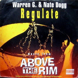 Image of Front Cover of 12" - VG/G+ - WARREN G & NATE DOGG / 2PAC, Regulate / Version / Pain / Loyal To The Game (Interscope; A8290T, UK 1994, Picture Sleeve), A fair few marks but no major scratches. Sleeve has some wear and sticker marks,  - 2726043E