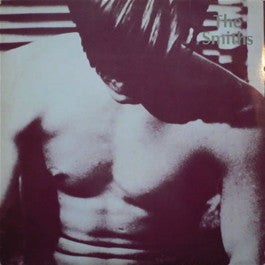 Image of Front Cover of LP - VG/G - THE SMITHS, The Smiths (Rough Trade - Grey Labels, Cursive Logo; ROUGH 61, UK 1984, The Smiths In Light Grey Text, Inner), Feelable scratch across A4/A5, light scratches, scuffs, seam split on Inner,  - 3546005S