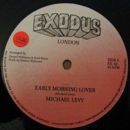 Image of Front Cover of 12" - /VG+ - MICHAEL LEVY, Early Morning Lover (Exodus ; EX02, UK 1990s), ,  - 1346292S